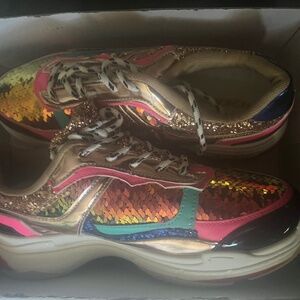 Sequin Tennis Shoes